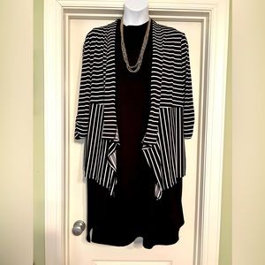 Chico’s size 3 black and white jacket.